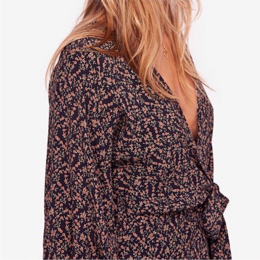 Free People Clara dark floral‎ tunic - Picture 9 of 12